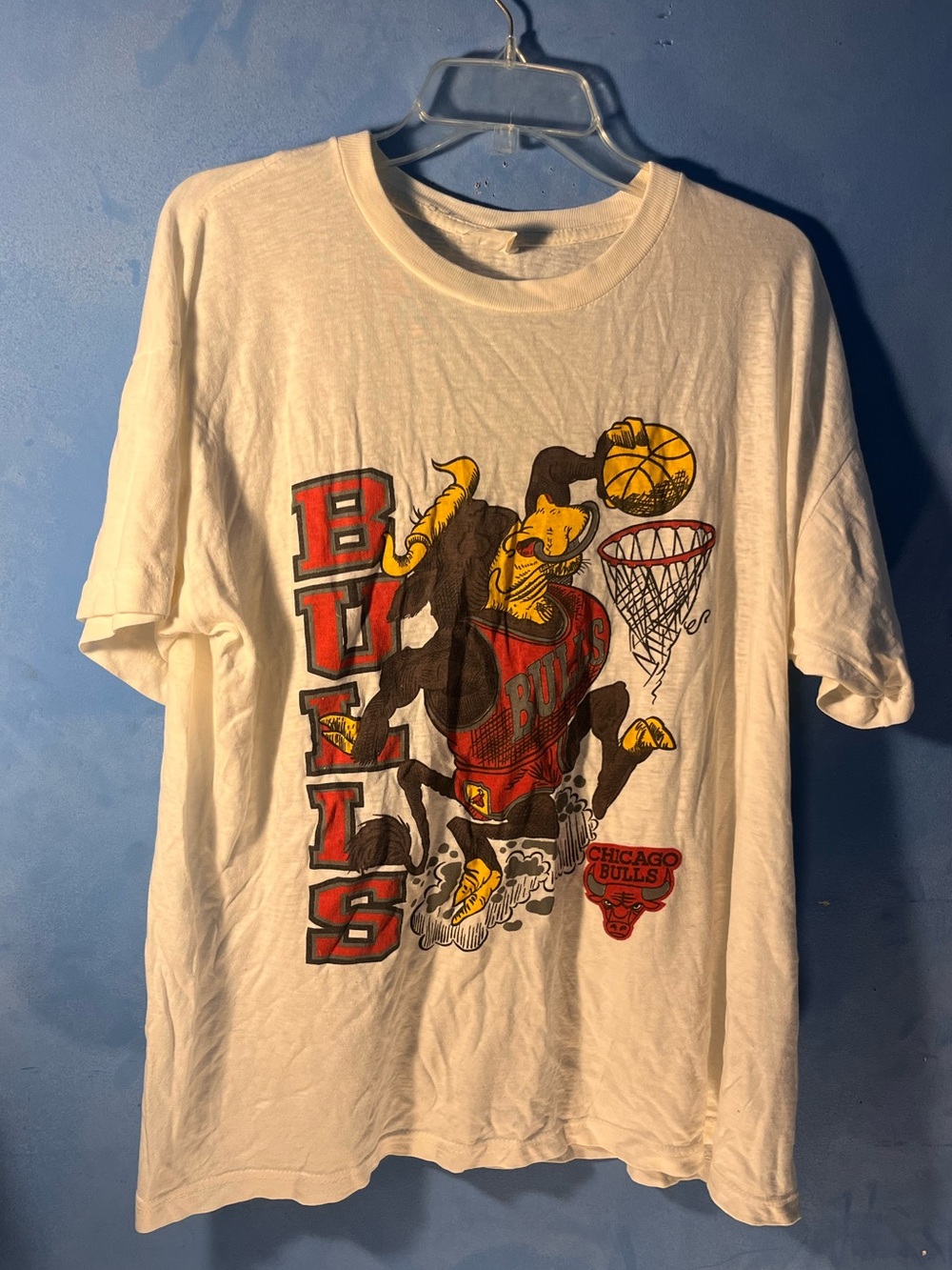 Vintage 90s Chicago Bulls Benny The Bull NBA T Shirt